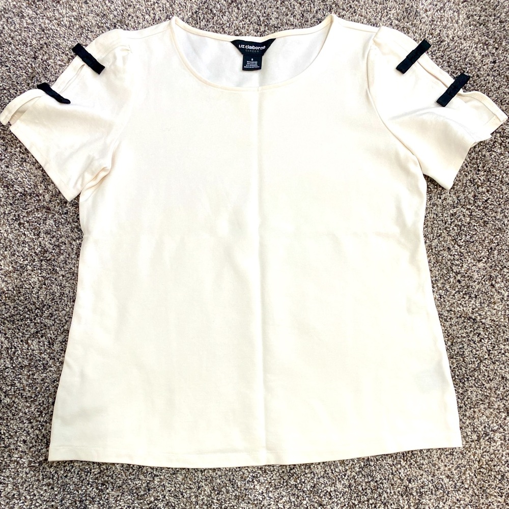 Liz Claiborne Top with Bows